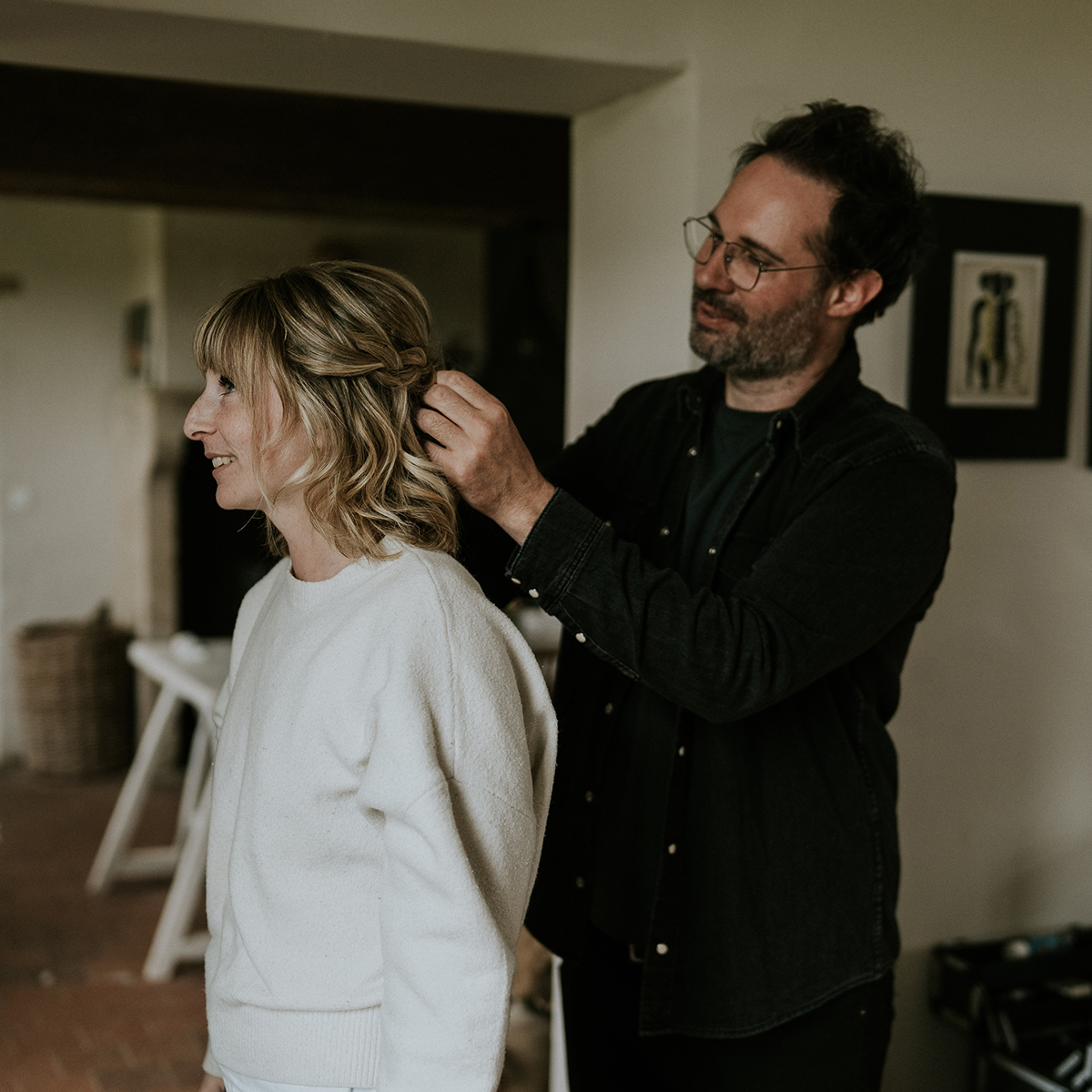Gaëlle / Crédit photo : Madame B Coiffeur de mariage : Steeve Fouqueray. Photo : Madame B.