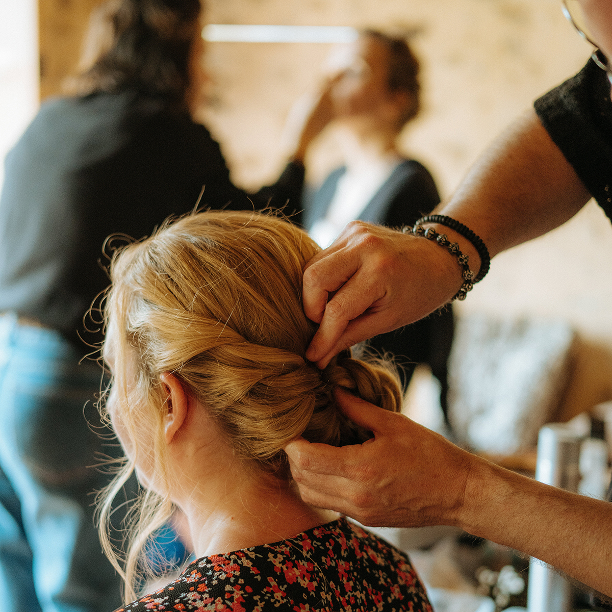 Coiffure bohème chic par Steeve Fouqueray