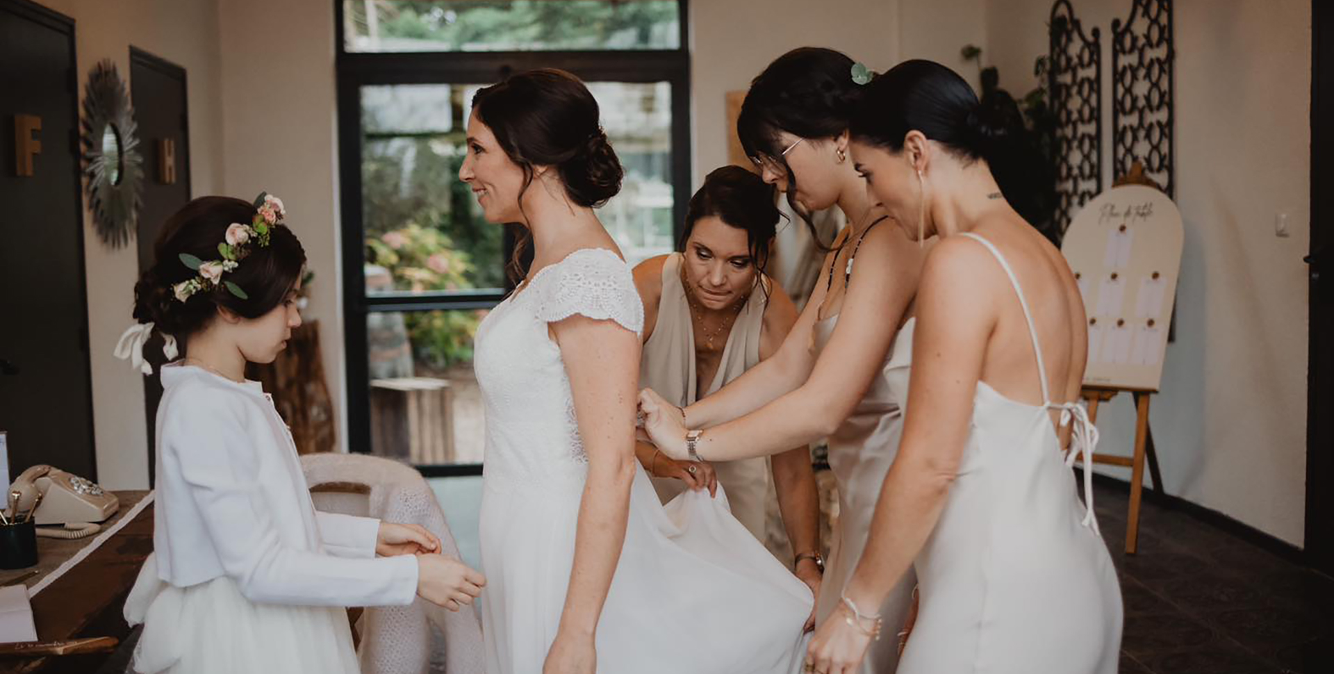 Coiffure pour mariage chic