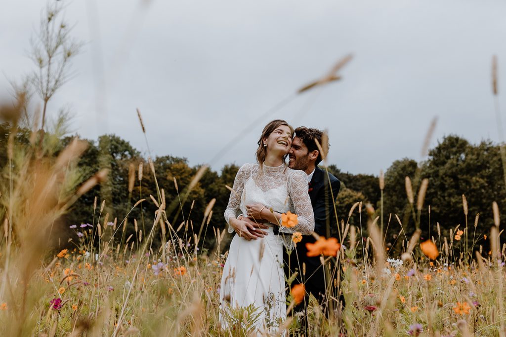 Crédit photo : Elise Ligneul Mariage bohème dans le Perche